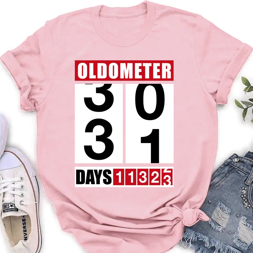 Personalized Oldometer Shirt/Baby Onesie - Gift Idea For Father/Baby/Father's Day