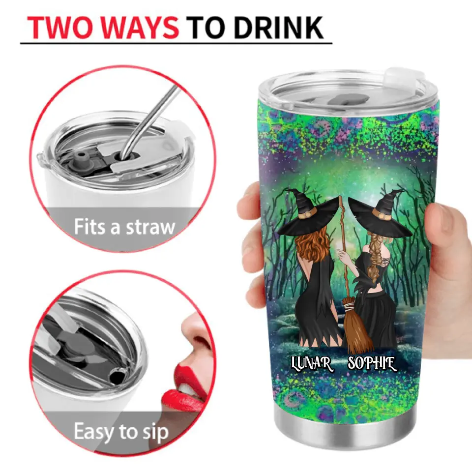 Personalized Halloween Tumbler - Gift Idea For Best Friends/Halloween - In My Defense The Moon Was Full And I Was Left Unsupervised
