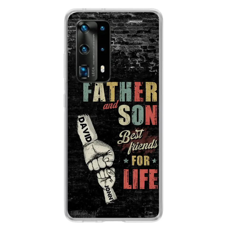 Personalized Father Phone Case - Up to 5 Children - Father's Day Gift Idea from Sons/Daughters - Father And Son/Daughter Best Friends For Life - Case for Xiaomi/Huawei/Oppo