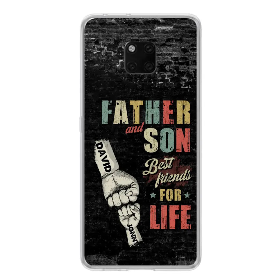 Personalized Father Phone Case - Up to 5 Children - Father's Day Gift Idea from Sons/Daughters - Father And Son/Daughter Best Friends For Life - Case for Xiaomi/Huawei/Oppo