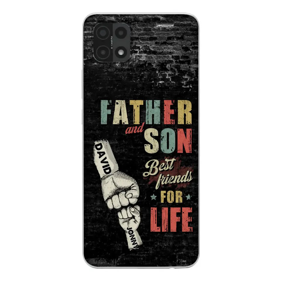 Personalized Father Phone Case - Up to 5 Children - Father's Day Gift Idea from Sons/Daughters - Father And Son/Daughter Best Friends For Life - Case for Xiaomi/Huawei/Oppo