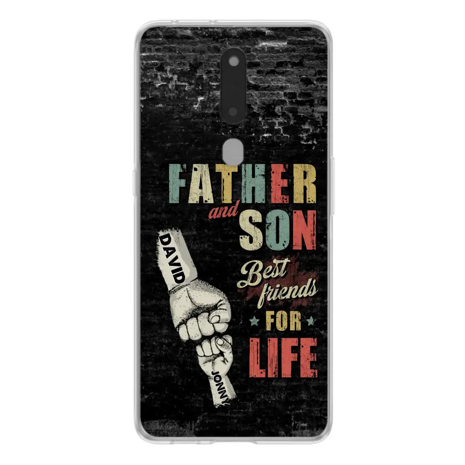 Personalized Father Phone Case - Up to 5 Children - Father's Day Gift Idea from Sons/Daughters - Father And Son/Daughter Best Friends For Life - Case for Xiaomi/Huawei/Oppo