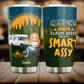 Personalized Camping Queen Tumbler - Gift Idea For Camping Lover - Camping Queen Classy Sassy And A Bit Smart Assy