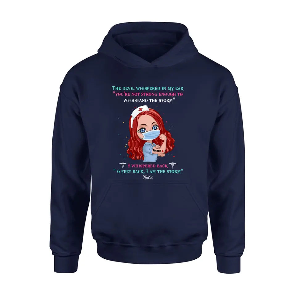 Custom Personalized Nurse Shirt - Gift Idea For Nurse - I Am The Storm