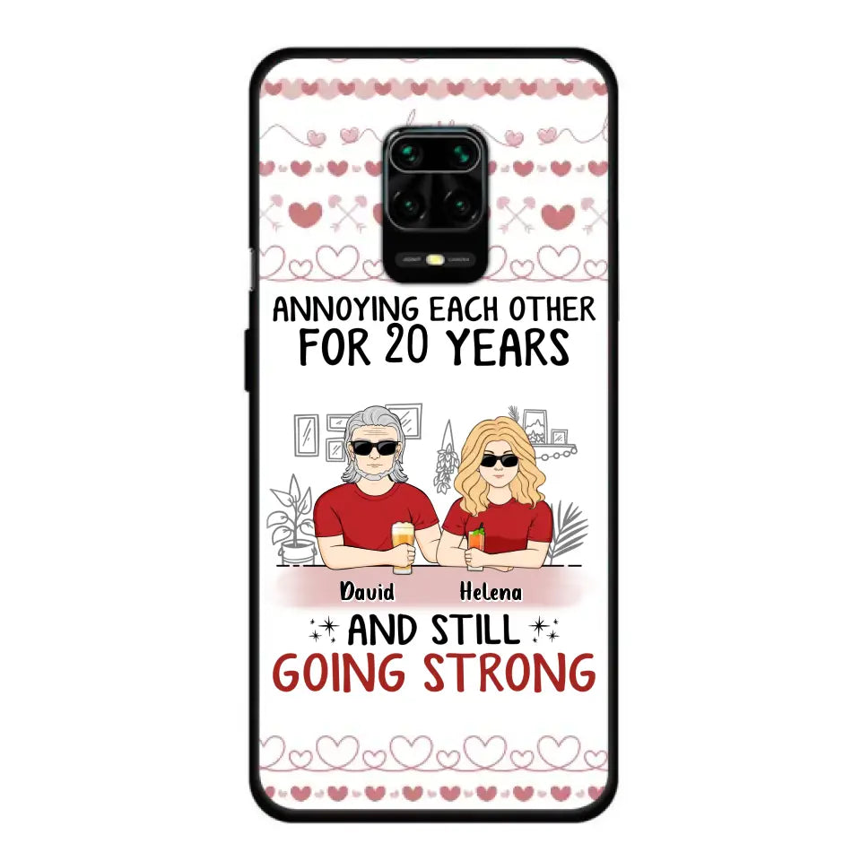 Custom Personalized Couple Phone Case - Best Gift Idea For Couple/Husband/Father's Day - Annoying Each Other For 20 Years And Still Going Strong - Case For Oppo/Xiaomi/Huawei