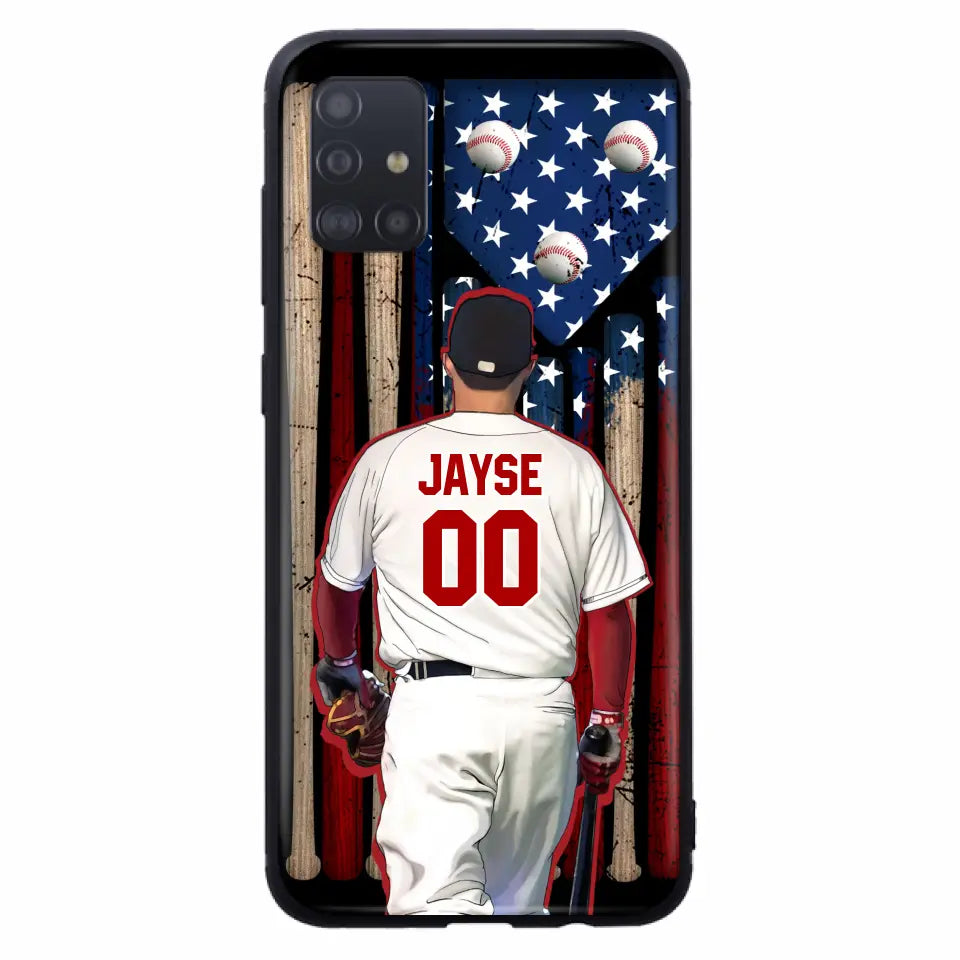 Custom Personalized Baseball Phone Case - Best Gift Idea For Baseball Lovers