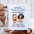 Personalized Besties Coffee Mug - Gift Idea For Best Friends/Besties - We're Not Sugar & Spice And Everything Nice