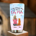 Personalized Dog Mom Tumbler - Up to 5 Dogs - Gift Idea For Dog Lovers - I'm Not A Regular Mom I'm A Dog Mom