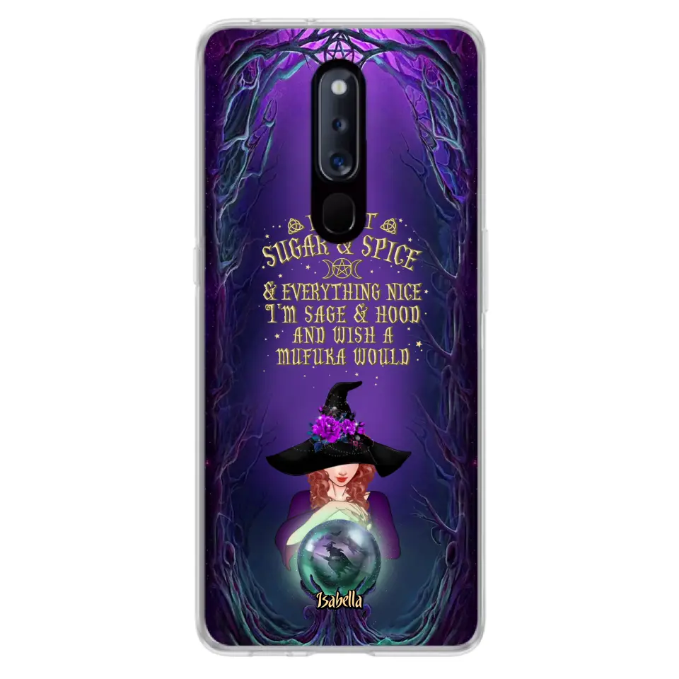 Custom Personalized Witch Phone Case - Gift Idea for Witch Lovers - I'm Not Sugar & Spice & Everything Nice - Case for Xiaomi/Huawei/Oppo