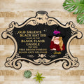 Personalized Witch Doormat - Gift Idea For Halloween/Witch/Pagan Decor - Old Salem's Black Hat Inn Home Of The Black Flame Candle