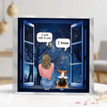 Personalized Memorial Pet Acrylic Plaque - Up to 4 Dogs/Cats/Rabbits - Memorial Gift Idea for Dog/Cat/Rabbit Owners