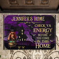 Personalized Witch Doormat - Halloween Gift Idea For Friend - Warning
Witch Property
Trespassers Will Be Used As Ingredients In The Brew