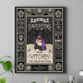 Personalized Witch Canvas - Up to 3 Witches - Gift Idea for Halloween - We Are The Daughters Of The Witches You Could Not Burn