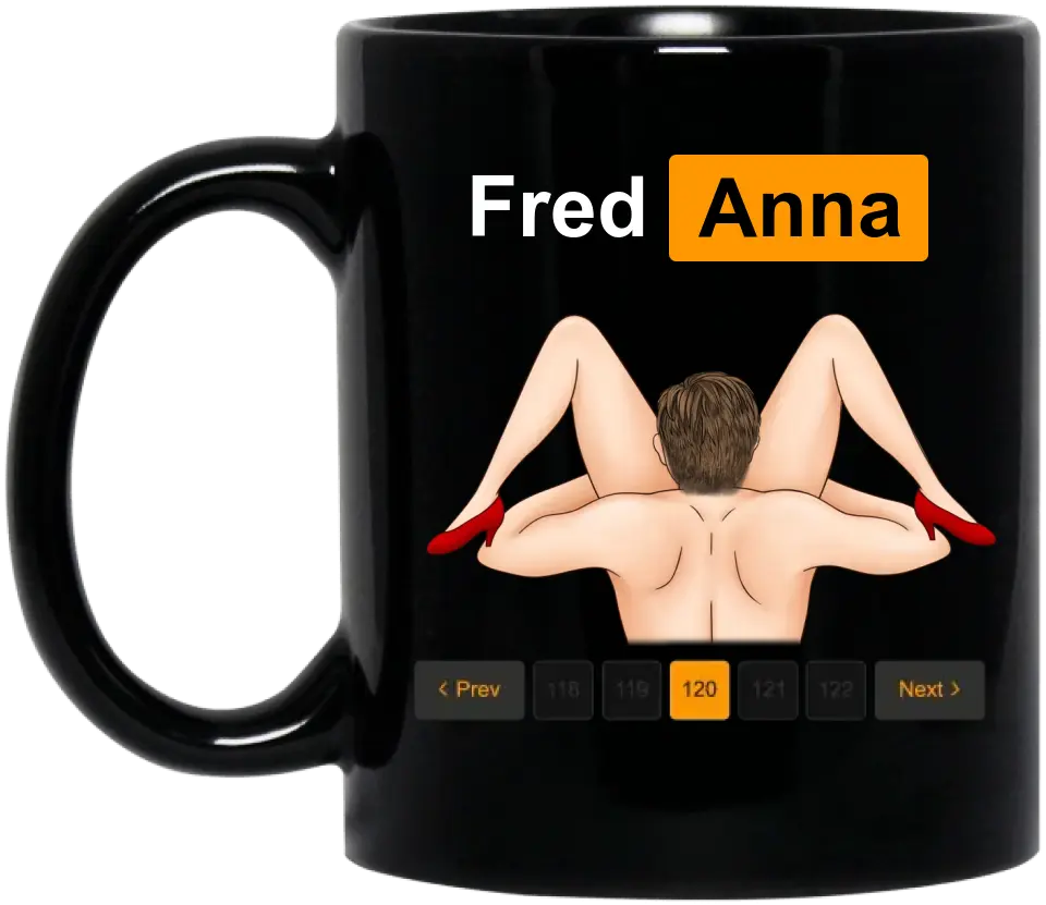 Custom Personalized Couple Coffee Mug - Best Gift Ideas For Husband/ Wife/ Birthday/ Anniversary - Moanday Tongueday Wetday