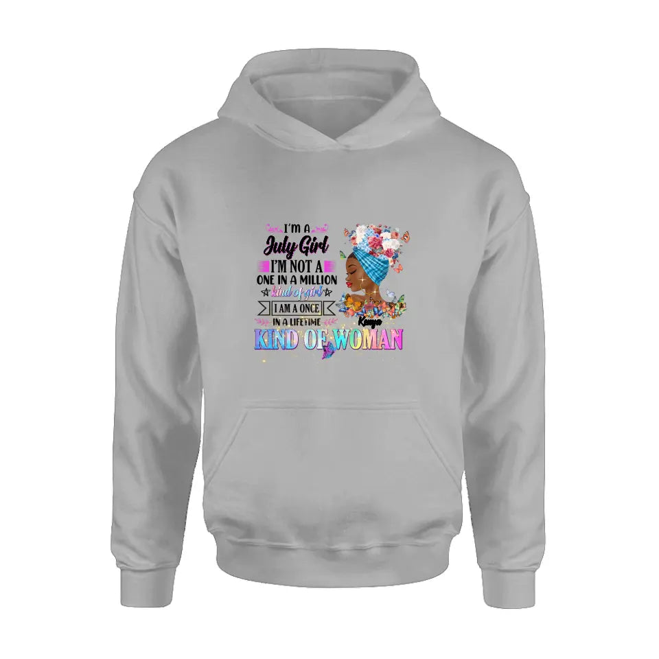 Personalized Birthday Girl Shirt/Hoodie - Gift Idea For Birthday - I'm A October Girl I'm Not A One In A Million Kind Of Girl