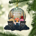 Personalized Camping Couple Ornament - Christmas Gift Idea For Couple/Camping Lovers - This Is Our Happy Place