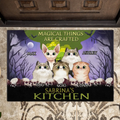 Personalized Cats Doormat - Gift Idea For Cats Lovers - Up to 5 Cats - Magical Things Are Crafted