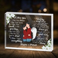 Personalized Husband Memorial Rectangle Acrylic Plaque - Memorial Gift For Couple - I Miss Your Everything