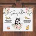 Personalized Wedding Wooden Sign - Up to 3 Dogs - Wedding/Anniversary Gift for Couple/Dog Lovers