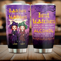 Personalized Witch Friends Tumbler - Gift Idea For Besties/Sisters/Friends - Bitches By Nature Witches By Choice