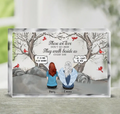 Personalized Memorial Acrylic Plaque - Up to 6 People - Memorial Gift Idea for Family - Those We Love Don't Go Away They Walk Beside Us Every Day