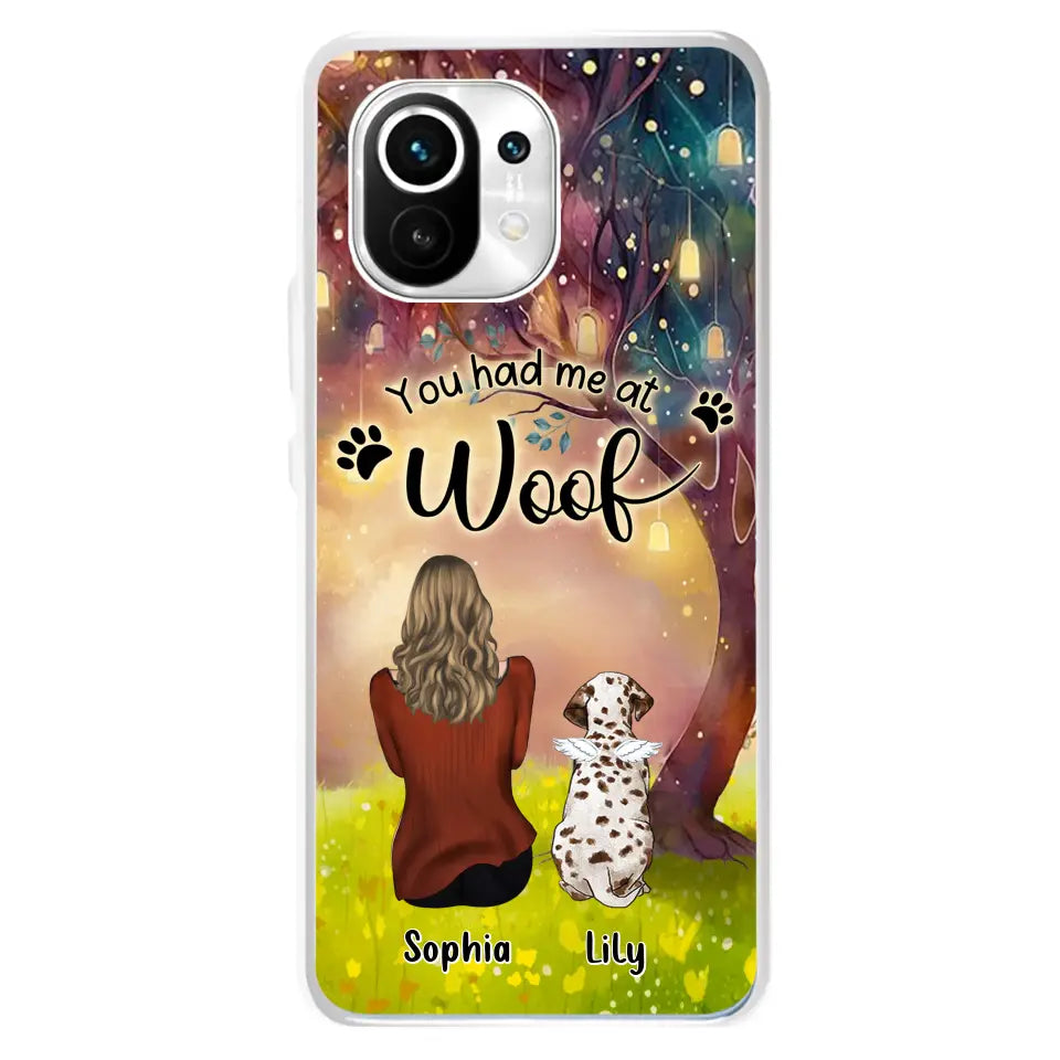Custom Personalized Memorial Dog Mom Phone Case - Upto 3 Dogs - Memorial Gift Idea for Dog Lovers - You Had Me At Woof - Case For Xiaomi/Oppo/Huawei