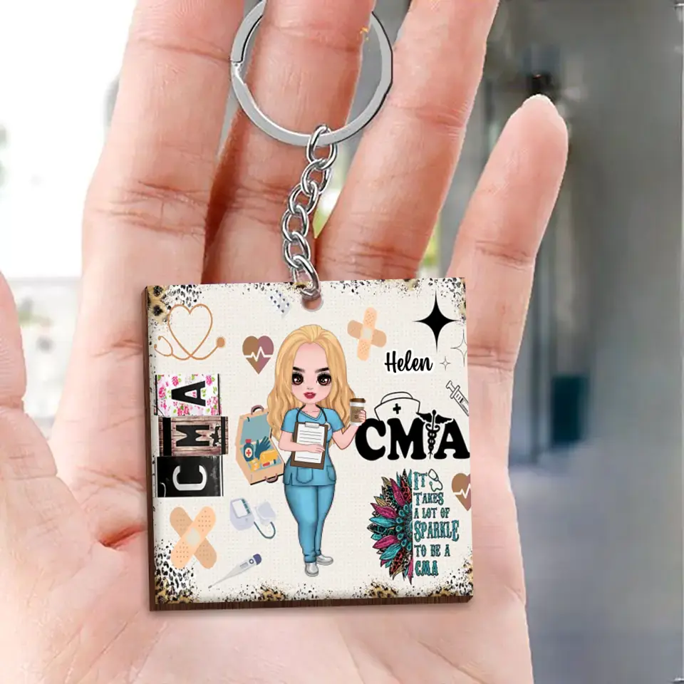 Custom Personalized Nurse/Doctor Tracker Bottle - Gift Idea for Nurse/Doctor/CMA/CNA/Healthcare Worker