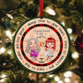 Personalized Friends Circle Wooden Ornament - Gift Idea For Besties/Friends - A Good Friend Is Like A Good Bra