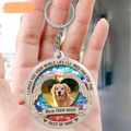 Personalized Memorial Pet Photo Acrylic Keychain - Memorial Gift Idea for Christmas - I Loved You Your Whole Life I'll Miss You For The Rest Of Mine