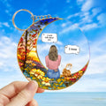 Personalized Memorial Cat Suncatcher Acrylic Keychain - Up to 3 Dogs/Cats/Rabbits - Memorial Gift Idea for Pet Lovers - I Still Talk About You