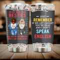 Personalized Bestie Tumbler - Gift Idea for Besties/Sisters/Friends - We Are More Than Besties You Are My Accomplice And I Am Your Alibi