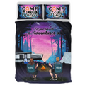 Personalized Camping Quilt Bed Sets - Full Option - Best Gift For Camping Lovers - Fill Your Life With Adventures