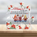 Personalized Mom Acrylic Puzzle Plaque - Up to 5 People - Christmas/Birthday Gift Idea for Mom from Daughters - Moms Are Like Glue