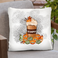 Personalized Grandma Mom Pillow Cover  - Gift Idea for Grandma/Halloween - Up to 10 Children