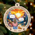 Personalized Memorial Cat Circle Acrylic Ornament - Memorial Gift Idea For Dog/Cat/Rabbit Lover - If Love Could Have Saved You You Would Have Lived Forever