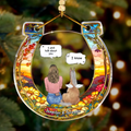 Personalized Memorial Horse Acrylic Ornament - Memorial Gift Idea For Horse Mom/Dad - I Still Talk About You