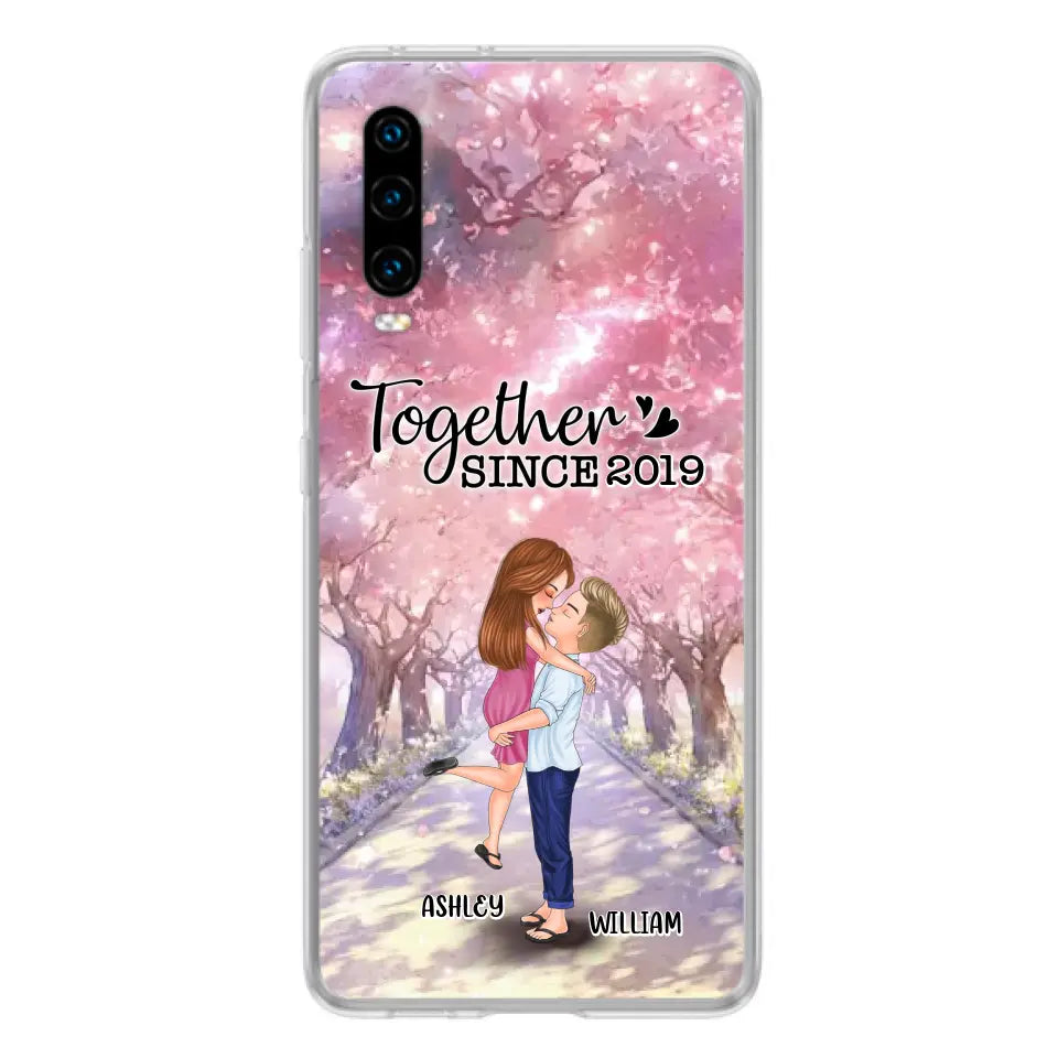 Personalized Couple Phone Case - Wedding/Anniversary Gift Idea for Couple - Together Since 2019 - Case For Oppo/Xiaomi/Huawei