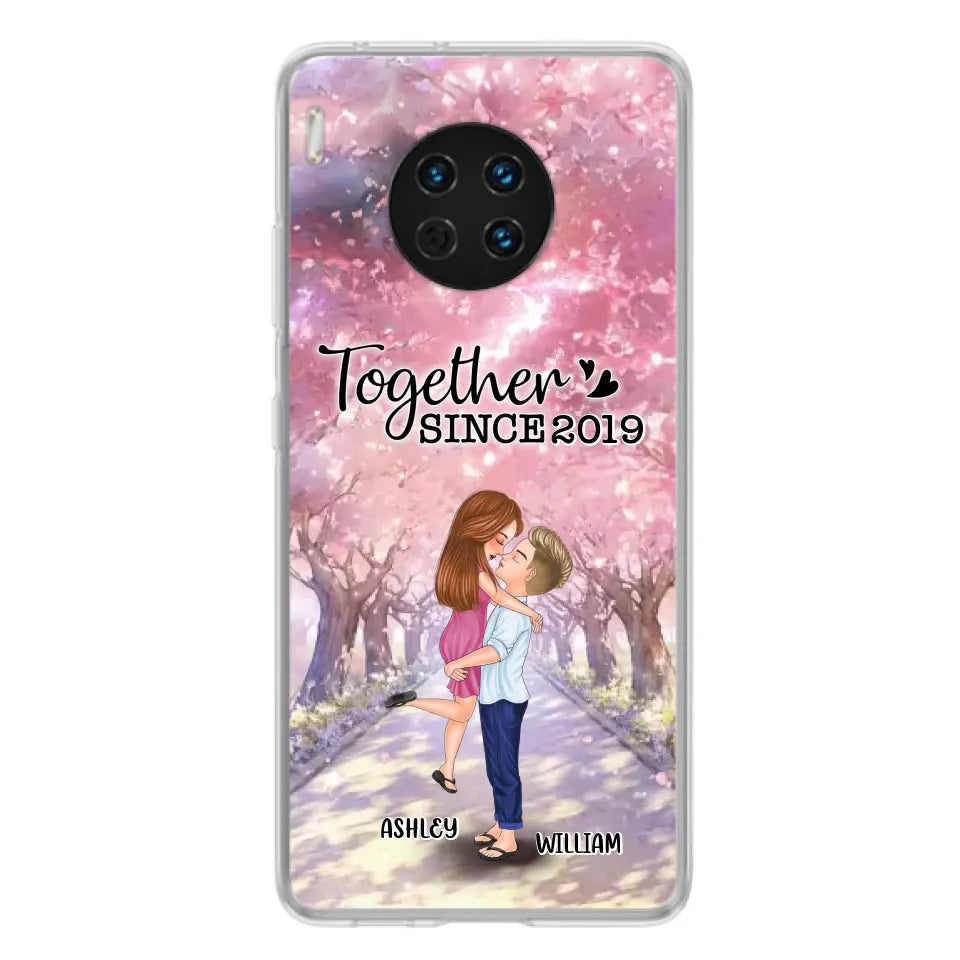 Personalized Couple Phone Case - Wedding/Anniversary Gift Idea for Couple - Together Since 2019 - Case For Oppo/Xiaomi/Huawei