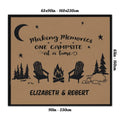 Personalized Camping Rug - Gift For Whole Family, Camping Lovers - Making memories one campsite at a time - QYE7EZ