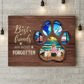 Personalized Pet Mom/Dad Canvas - Memorial Gift Idea For Pet Mom/Dad with up to 3 Pets - Best Friends Are Never Forgotten