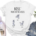 Personalized Donkeys Shirt/Hoodie - Gift Idea For Family/Grandma/Papa - Up to 12 Donkeys - Boss' Little Asses