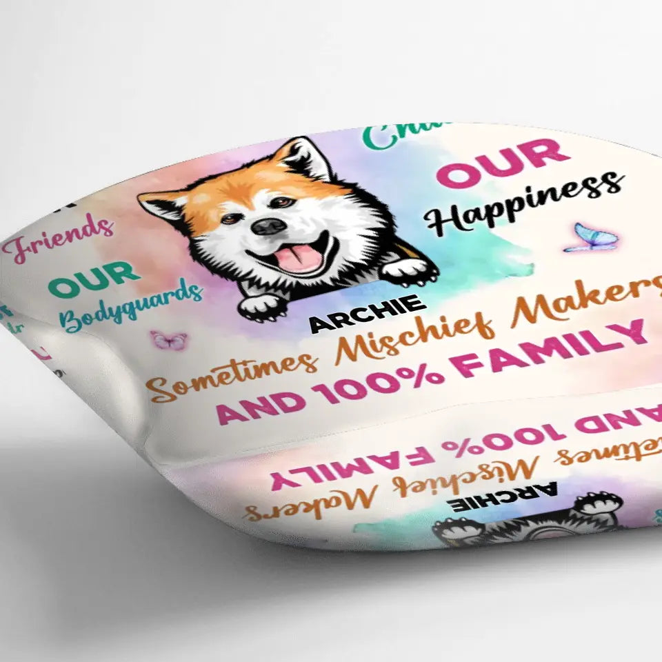 Personalized Dog Fleece Throw Blanket/Quilt/Pillow Cover - Gift Idea For Dog Lovers - Dogs Are Our Friends Our Bodyguards