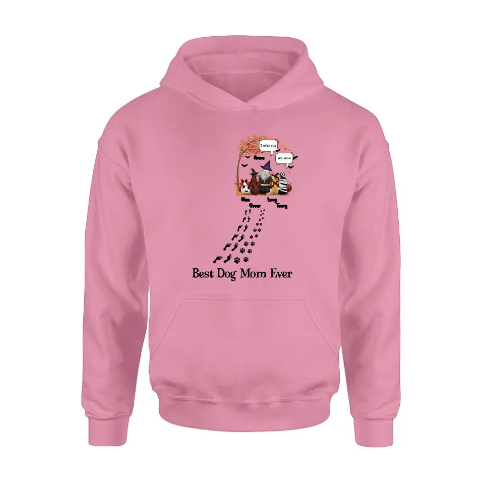 Personalized Halloween Shirt/Hoodie - Gift Idea For Halloween/Dog Lovers - Up to 4 Dogs - I Miss You
