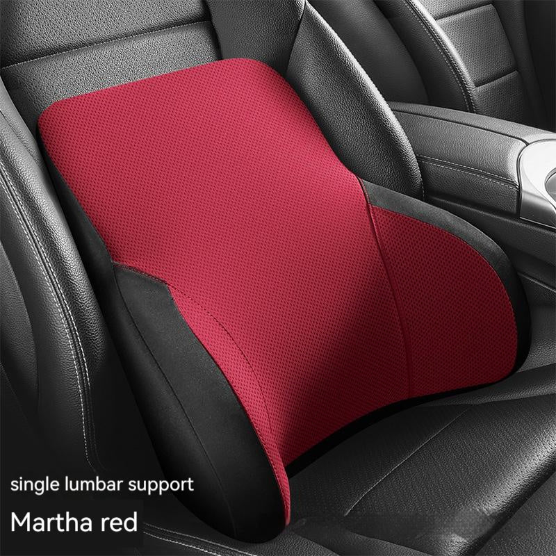 Memory Foam Three-dimensional Hydrophobic Lumbar Support Pillow Oil-proof Light Luxury Comfortable Breathable Car Automotive Headrest