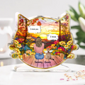 Personalized Memorial Cat Acrylic Plaque - Up to 3 Cats - Memorial Gift Idea For Cat Lover - I Miss You