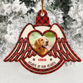 Personalized Memorial Wooden Ornament - Memorial Gift Idea For Christmas - Upload Photo - Always In Our Hearts