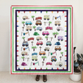 Cute Camping Camper Fleece Throw Blanket & Quilt - Gift Idea For Camping Lovers