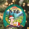 Personalized Couple Wooden Ornament - Gift Idea For Christmas/Couple/Her/Him - Let's Get In-Tents