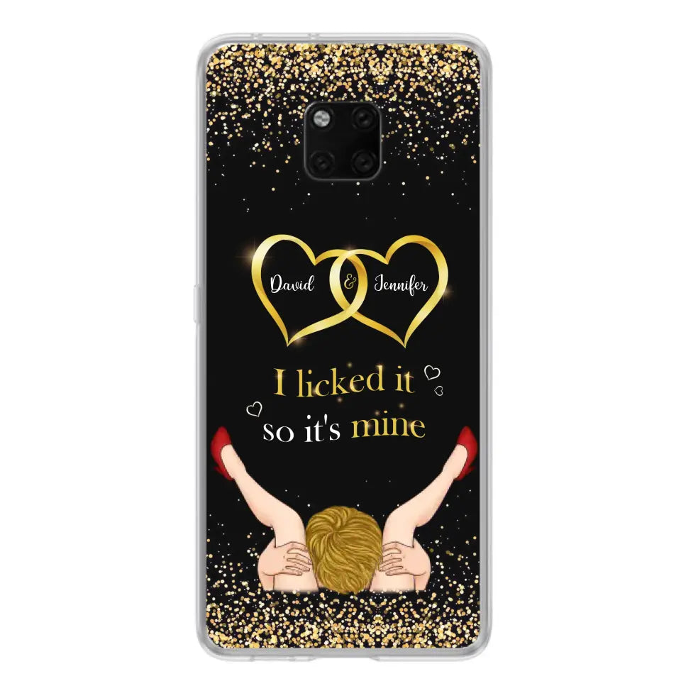 Custom Personalized Couple Phone Case - Gift Idea For Couple/Valentines Day - I Licked It So It's Mine - Case For Oppo/Xiaomi/Huawei