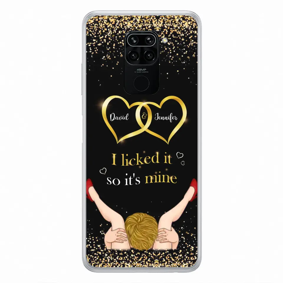 Custom Personalized Couple Phone Case - Gift Idea For Couple/Valentines Day - I Licked It So It's Mine - Case For Oppo/Xiaomi/Huawei